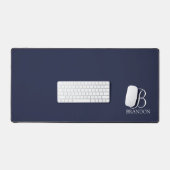 Monogramme et nom de script personnalisé classique (Clavier et souris)
