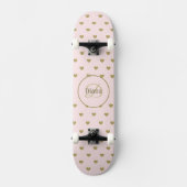 Monogramme et nom du skateboard féminin (Recto)