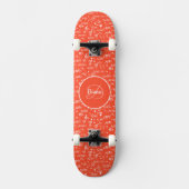 Monogramme et nom du skateboard féminin (Recto)