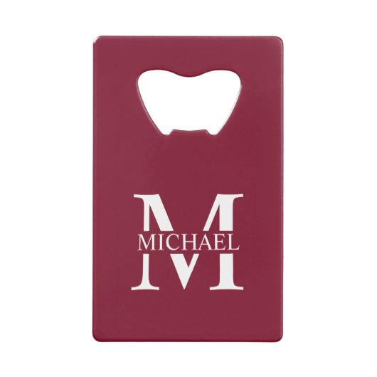 Monogramme et nom personnalisés (Devant)
