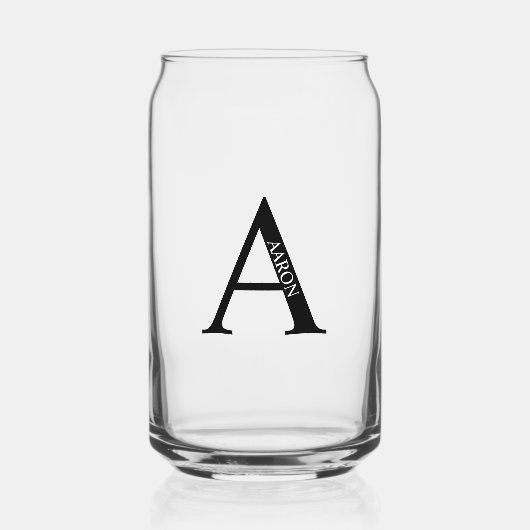 Monogramme et nom personnalisés (Recto)