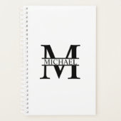 Monogramme et nom personnalisés (Devant)