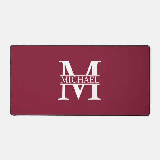 Monogramme et nom personnalisés (Recto)