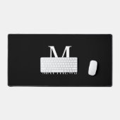 Monogramme et nom personnalisés (Clavier et souris)