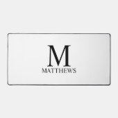 Monogramme et nom personnalisés (Recto)