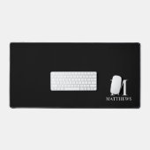 Monogramme et nom personnalisés (Clavier et souris)