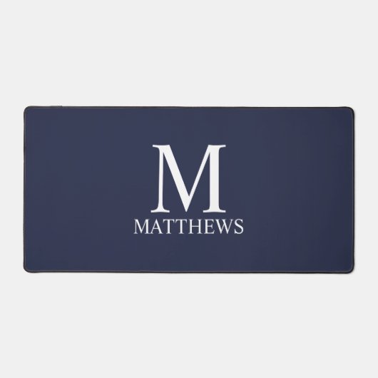Monogramme et nom personnalisés (Recto)