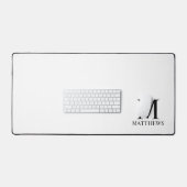 Monogramme et nom personnalisés (Clavier et souris)
