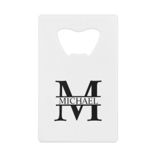 Monogramme et nom personnalisés