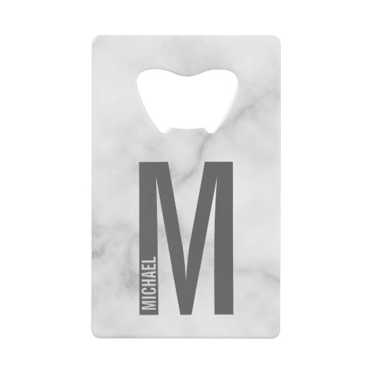 Monogramme et nom personnalisés modernes (Devant)