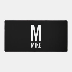 Monogramme et nom personnalisés modernes
