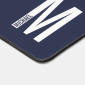 Monogramme et nom personnalisés modernes (Coin)