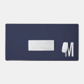 Monogramme et nom personnalisés modernes (Clavier et souris)