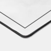Monogramme et nom personnalisés modernes (Coin)