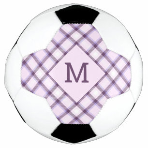 Monogramme et nom personnalisés Plaid / Motif Tart