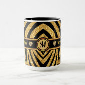 Monogramme et personnalisation, Zebra Print Mugs (Centre)