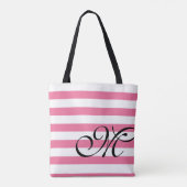 Monogramme et Sac fourre-tout rose (Dos)