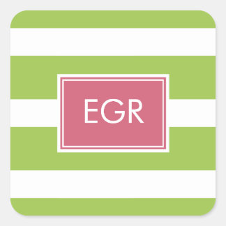 Monogramme Étiquettes / Sticker