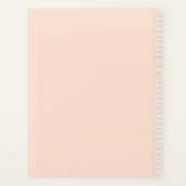 Monogramme Eucalyptus Feuille Peony Floral Peach S (Dos)