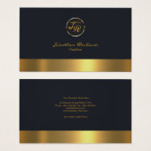 Monogramme exclusif Chauffeur simple initial simpl (Devant & derrière)