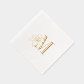 Monogramme Exotique Lily (Droite)