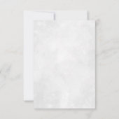 Monogramme | Faire-part de mariage Watercolor Gree (Dos)