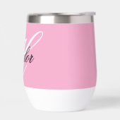 Monogramme fantaisie noir et blanc Rose (Gauche)