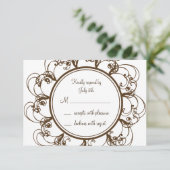 Monogramme fantaisie RSVP (chocolat) (Debout devant)