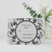 Monogramme fantaisie RSVP (gris) (Debout devant)