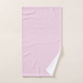 Monogramme Féminin Rose Moderne Écriture Nommée (Serviette à main)