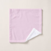 Monogramme Féminin Rose Moderne Écriture Nommée (Gant de toilette)