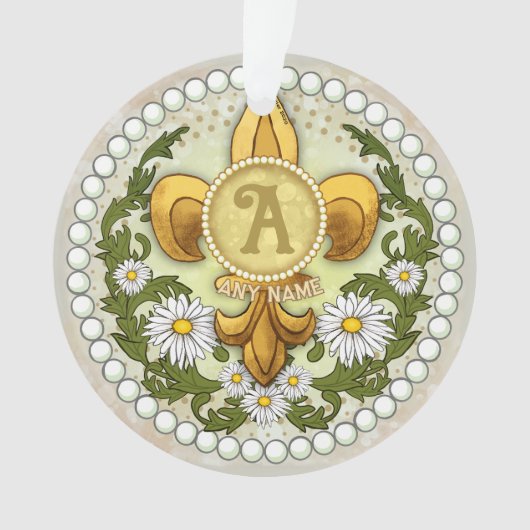 Monogramme Fleur (devant)