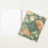 Monogramme Fleur de Pêche Vintage William Morris (Devant avec enveloppe)