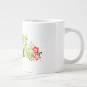 Monogramme Fleurs tropicales Jumbo Mug (Droite)