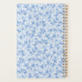 Monogramme floral Ditsy Daisy Périwinkle bleu (Dos)