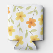 Monogramme floral Glacière avec orange | Fleur jau (Dos)