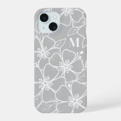 Monogramme Floral Gris (Verso)