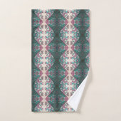 Monogramme floral moderne (Serviette à main)