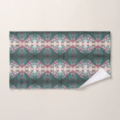 Monogramme floral moderne (Serviette à main)