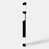 Monogramme floral noir et blanc (Côté droit)