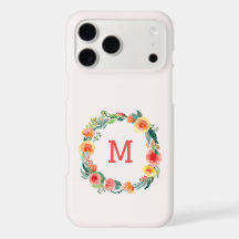 Monogramme Floral Rose