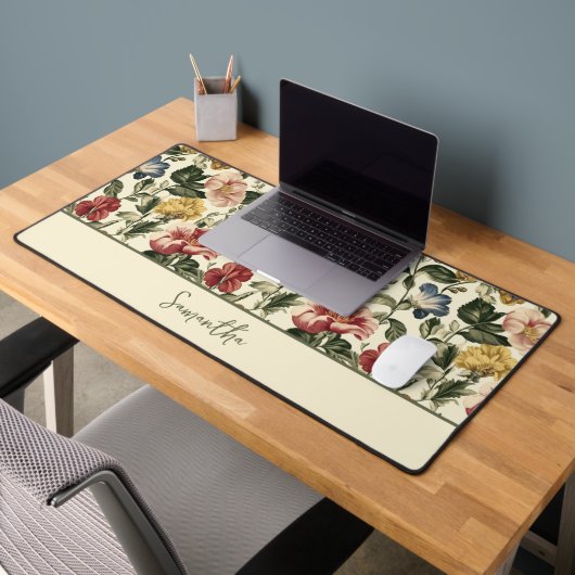 Monogramme Floral Vintage (Bureau 2)
