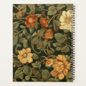 Monogramme floral vintage foncé William Morris (Dos)