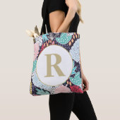 Monogramme Formes tropicales Collage Motif Sac fou (De près)