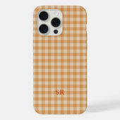 Monogramme Future Mme Épouse Initiale Gingham Oran (Verso)