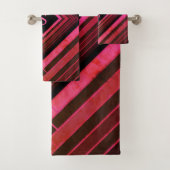 Monogramme géométrique rose rustique Carré moderne (En situation)