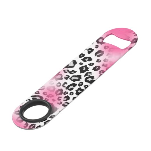 Monogramme Girly de maille de léopard de rose et (Dos Angle)