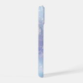 Monogramme Glaçons Flocons de neige Bleu Violet Te (Côté droit)