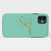 Monogramme Gold Initiale T Iphone 6 Coque (Dos (Horizontal))