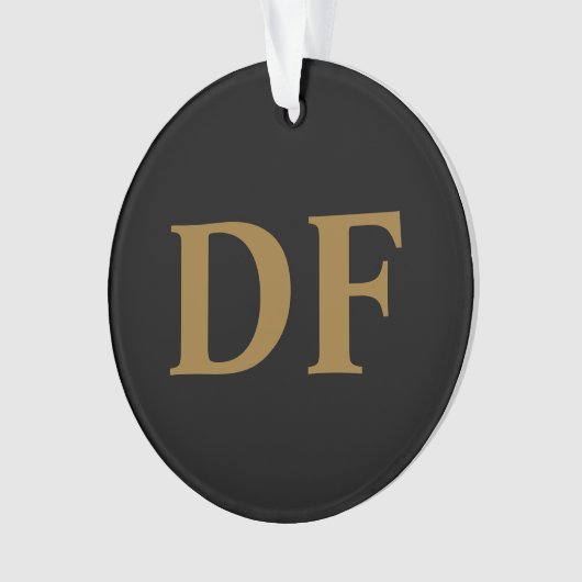 Monogramme Gold personnalisé (devant)